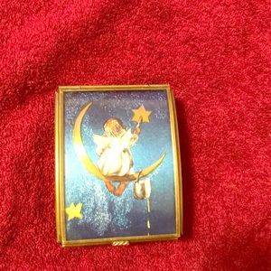 Angel on moon Jewelry Box